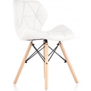 2 st Dulce matstol - Vit - Konstläderklädda stolar