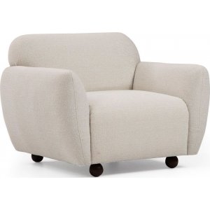 Eddy fåtölj - Cream - Tygfåtöljer