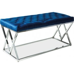 Elixa sittbänk - Blå/krom - Sittbänkar