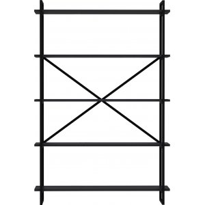 Elston bokhylla - Svart/antracit - Bokhyllor -Hyllor - Bokhyllor