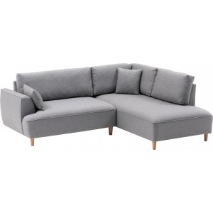 Felix divansoffa höger - Ljusgrå - Tygsoffor