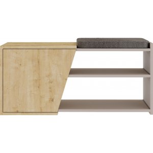 Fiona skoskåp - Ek/ljusbrun - Skoskåp -Skoskåp - Hallmöbler