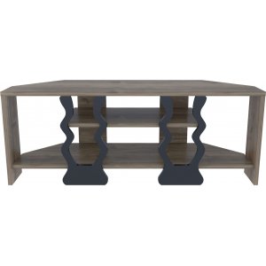 Firal mediabänk - Valnöt/svart - TV-bänkar & mediabänkar -TV-bänkar & mediabänkar - Hyllor & Förvaring