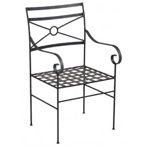 Forged stol i metall - Vintage - Metallstolar