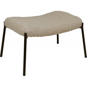 Glasgow fotpall - Grå/brun - Fotpallar