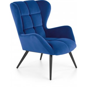 Halfman fåtölj - Blå - Tygfåtöljer