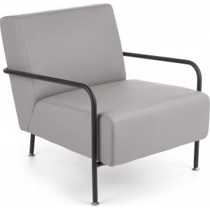 Hector fåtölj - Grå/svart - Tygfåtöljer