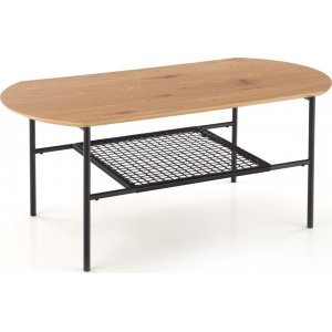 Hind soffbord 105 x 55 cm - Ek/svart - Soffbord i trä
