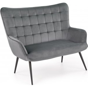 Ingeborg 2-sits soffa - Grå/svart - 2-sits soffor