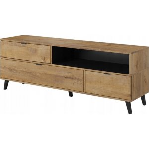 Intel mediabänk - Ek/svart - TV-bänkar & mediabänkar -TV-bänkar & mediabänkar - Hyllor & Förvaring