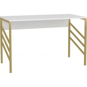 Josephine skrivbord 120 x 60 cm - Guld/vit - Övriga kontorsbord & skrivbord