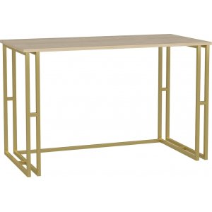Kane skrivbord 120 x 60 cm - Guld/ek - Övriga kontorsbord & skrivbord