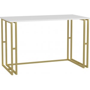 Kane skrivbord 120 x 60 cm - Guld/vit - Övriga kontorsbord & skrivbord