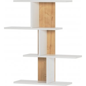 Karbon vägghylla - Vit/ek - Vägghyllor -Hyllor & Förvaring - Hyllor