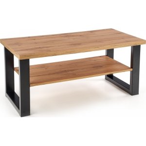 Kasady soffbord 120 cm - Wotan ek/svart - Soffbord i trä