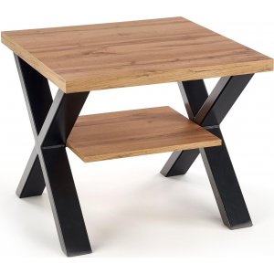 Kasady soffbord 65 cm - Wotan ek/svart - Soffbord i trä