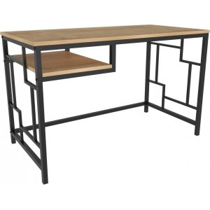 Kennesaw skrivbord 120 x 60 cm - Svart/ek - Övriga kontorsbord & skrivbord