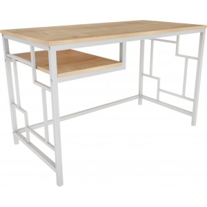 Kennesaw skrivbord 120 x 60 cm - Vit/ek - Övriga kontorsbord & skrivbord