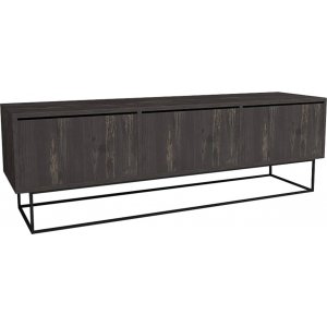 Kordon mediabänk 140 cm - Mörkbrun - TV-bänkar & mediabänkar -TV-bänkar & mediabänkar - Hyllor & Förvaring