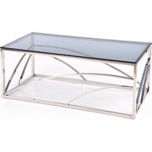 Kosmos soffbord 120 cm - Silver - Glasbord