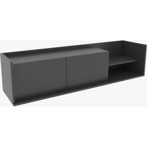 Krog mediabänk - Antracit - TV-bänkar & mediabänkar -TV-bänkar & mediabänkar - Hyllor & Förvaring