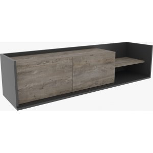 Krog mediabänk - Antracit/wenge - TV-bänkar & mediabänkar -TV-bänkar & mediabänkar - Hyllor & Förvaring