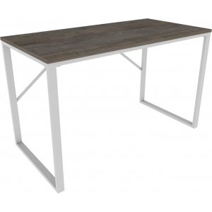 Layton skrivbord 120 x 60 cm - Vit/mörkgrå - Övriga kontorsbord & skrivbord
