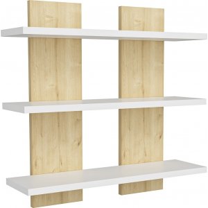 Lela vägghylla - Safir ek/antracit - Vägghyllor -Hyllor & Förvaring - Hyllor