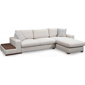 Long divansoffa - Beige - Tygsoffor