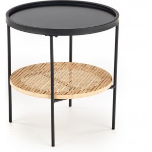 Match soffbord Ø45 cm - Svart - Soffbord