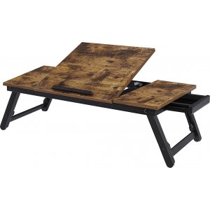 Milea laptopbord - Brun/svart - Datorbord & Laptopbord