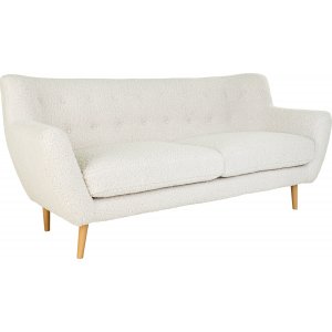 Monte 3-sits soffa - Vit - 3-sits soffor