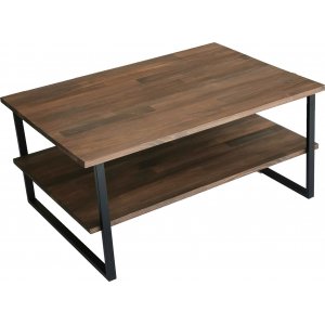 Neta soffbord 85 x 60 cm - Valnöt - Soffbord i trä