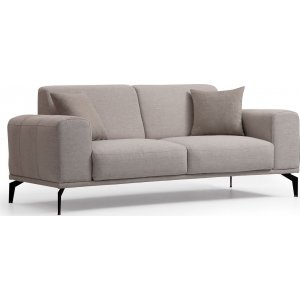 Nikea 2-sits soffa - Grå - 2-sits soffor