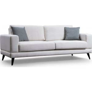 Nordic 3-sits soffa - Beige - 3-sits soffor
