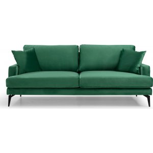 Papira 3-sits soffa - Grön - 3-sits soffor