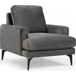 Papira fåtölj - Antracit - Tygfåtöljer