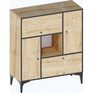 Pera skåp - Safir ek/svart - Skåp -Skåp - Hyllor & Förvaring