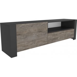 Piedmont mediabänk - Antracit/wenge - TV-bänkar & mediabänkar -TV-bänkar & mediabänkar - Hyllor & Förvaring