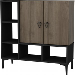 Platin skåp - Svart/valnöt - Skåp -Skåp - Hyllor & Förvaring