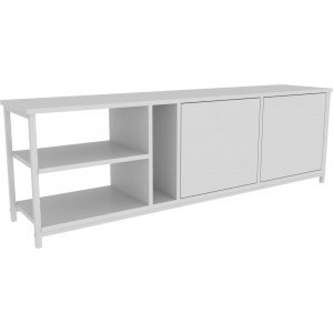 Primrose mediabänk - Vit - TV-bänkar & mediabänkar -TV-bänkar & mediabänkar - Hyllor & Förvaring