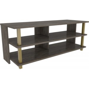 Pueblo mediabänk - Guld/mörkgrå - TV-bänkar & mediabänkar -TV-bänkar & mediabänkar - Hyllor & Förvaring