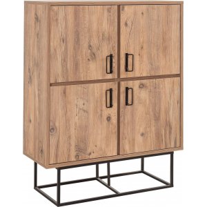 Quantum Solo skåp - Furu/svart - Skåp -Skåp - Hyllor & Förvaring