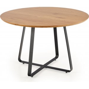 Raphael matbord Ø120 cm - Ek/svart - Ovala & Runda bord