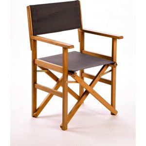 Rejisör karmstol - Grå - Karmstolar