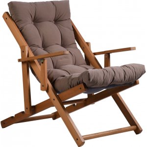 Repose däckstol - Brun + Möbelvårdskit för textilier - Solstolar & Däckstolar