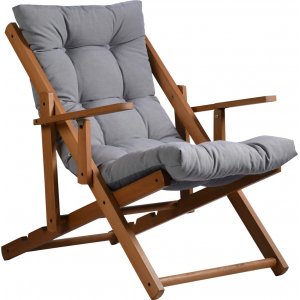 Repose däckstol - Grå + Möbelpolish - Solstolar & Däckstolar