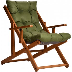 Repose däckstol - Grön + Möbelvårdskit för textilier - Solstolar & Däckstolar