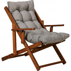 Repose däckstol - Mörkgrå + Möbelvårdskit för textilier - Solstolar & Däckstolar