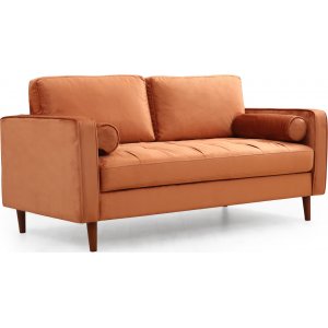 Rome 2-sits soffa - Orange - 2-sits soffor
